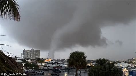 Video shows funnel cloud in downtown Fort Lauderdale; tornado warning allowed to expire